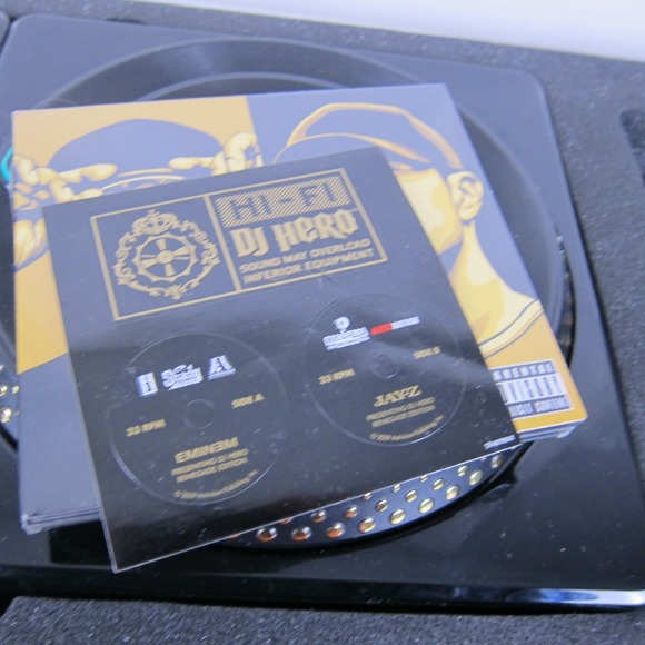 PS3 DJ Hero Renegade Edition With Case Turntable & Stand Tested Working - Picture 15 of 16